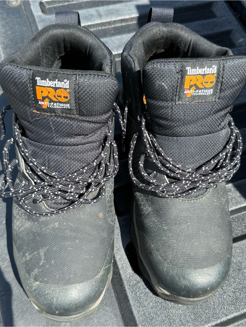 Men’s Ridgework Timberland PRO Comp Safety Toe Rugged Work Boots - Picture 6 of 13